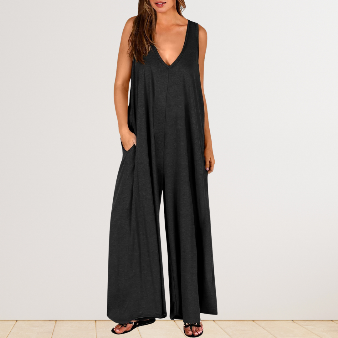 Juliet - Unser klassischer Jumpsuit mit V-Ausschnitt