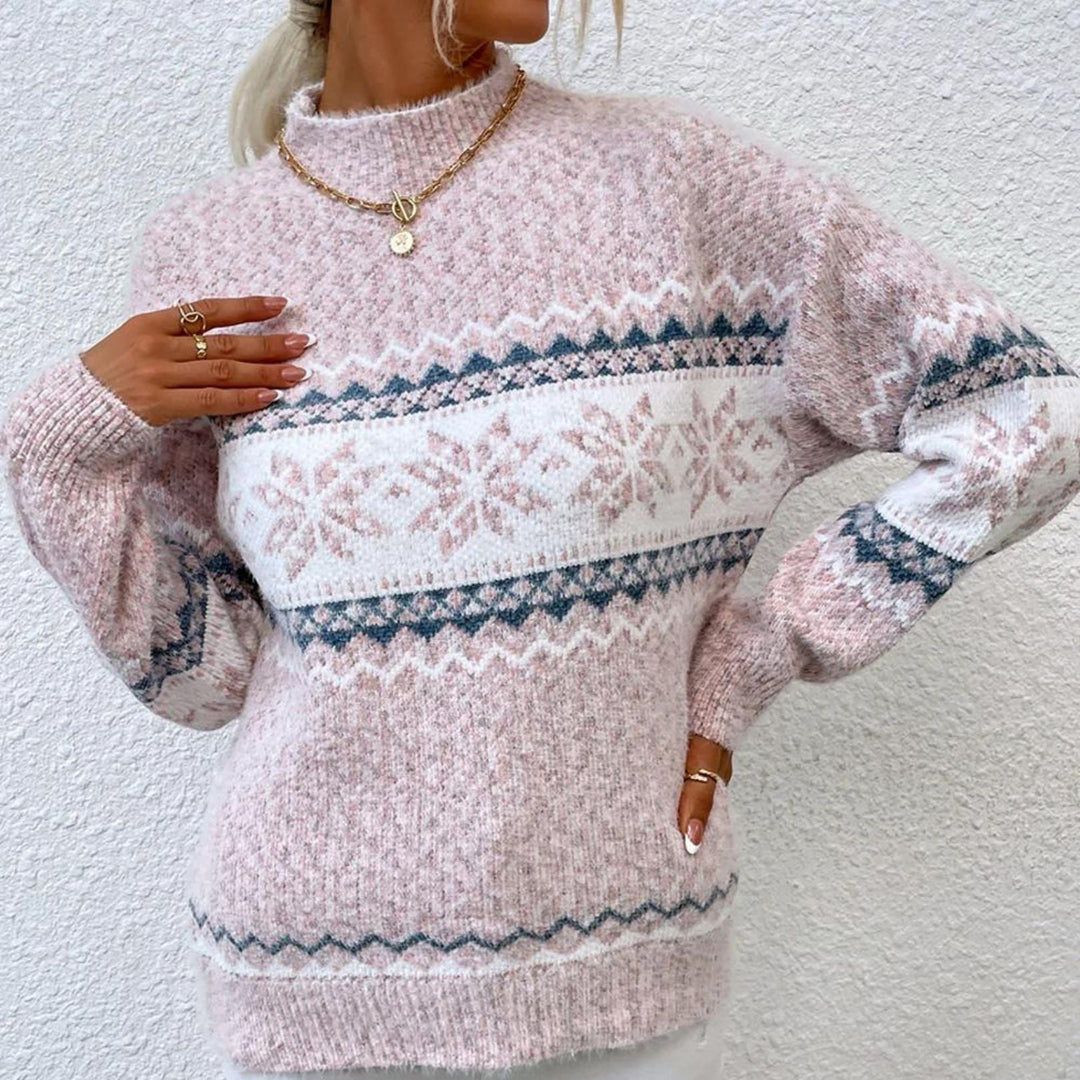 Heidi-Mode | Trendy Grafische Trui Voor Vrouwen