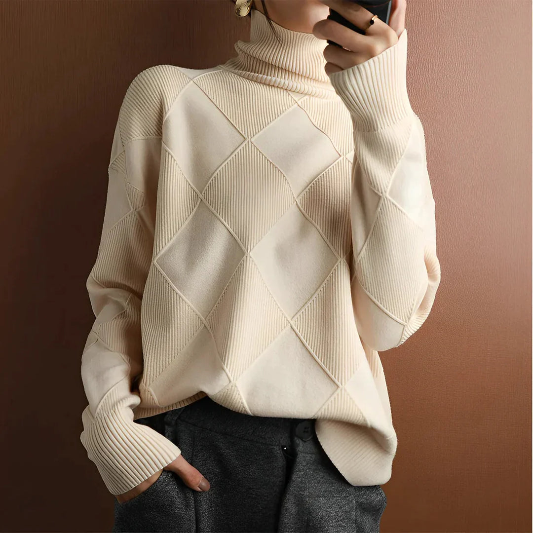 Hochgeschlossener Pullover