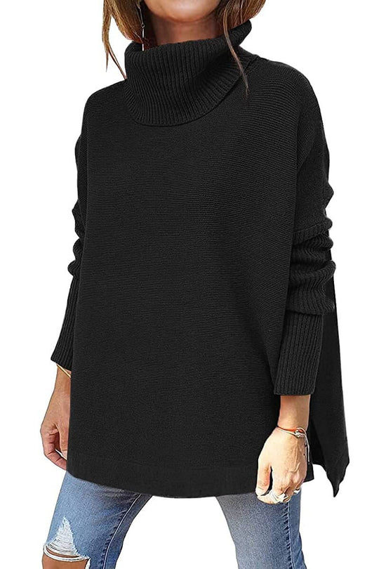 Heidi-Mode | Damen Winter Rollkragenpullover Lang