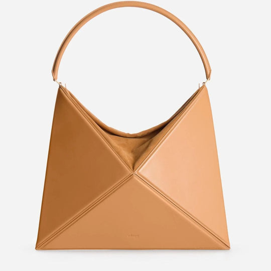 Heidi-Mode Hobo Mutige Geometrische Schultertasche mit rundem Griff