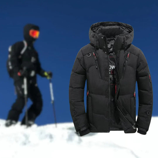 Hochwertige Winterjacke mit abnehmbarer Kapuze