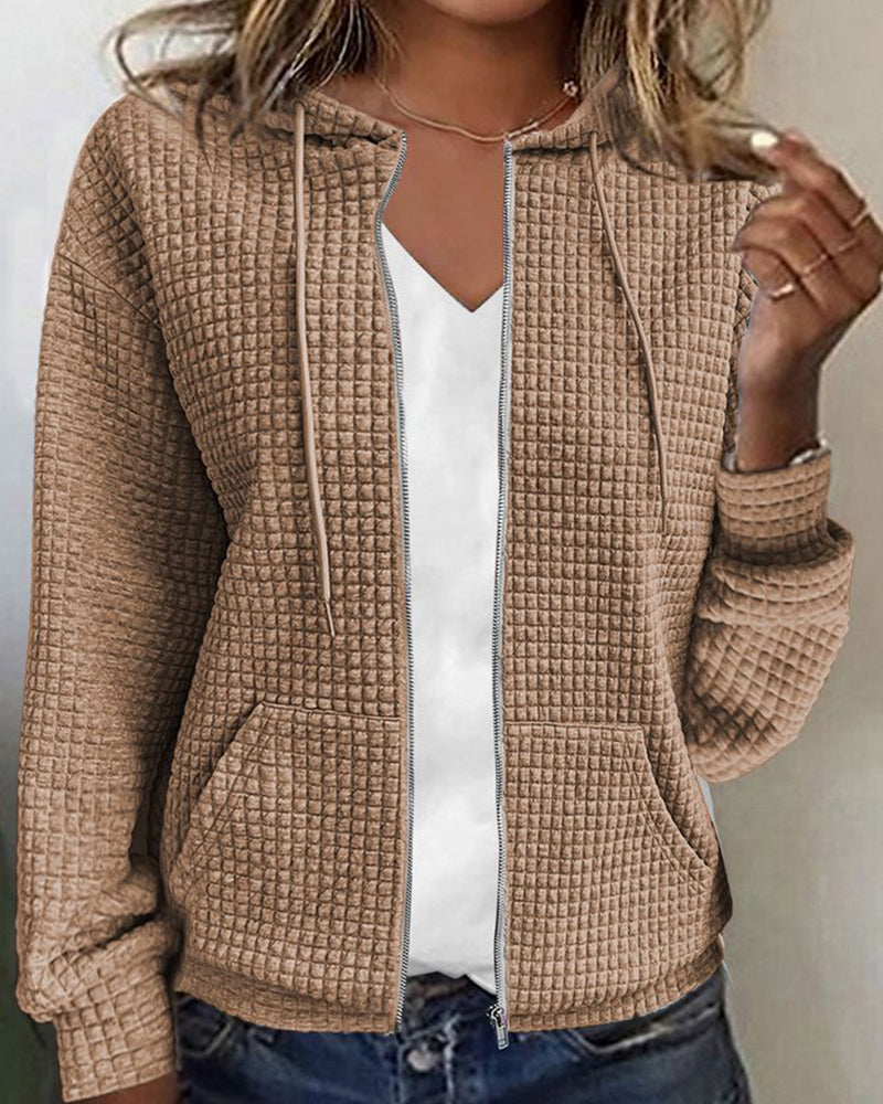 Lässige Jacke mit Kordelzügen für Damen