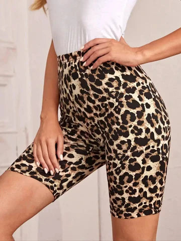 Heidi-Mode | Radsportshort mit Leopardenmuster
