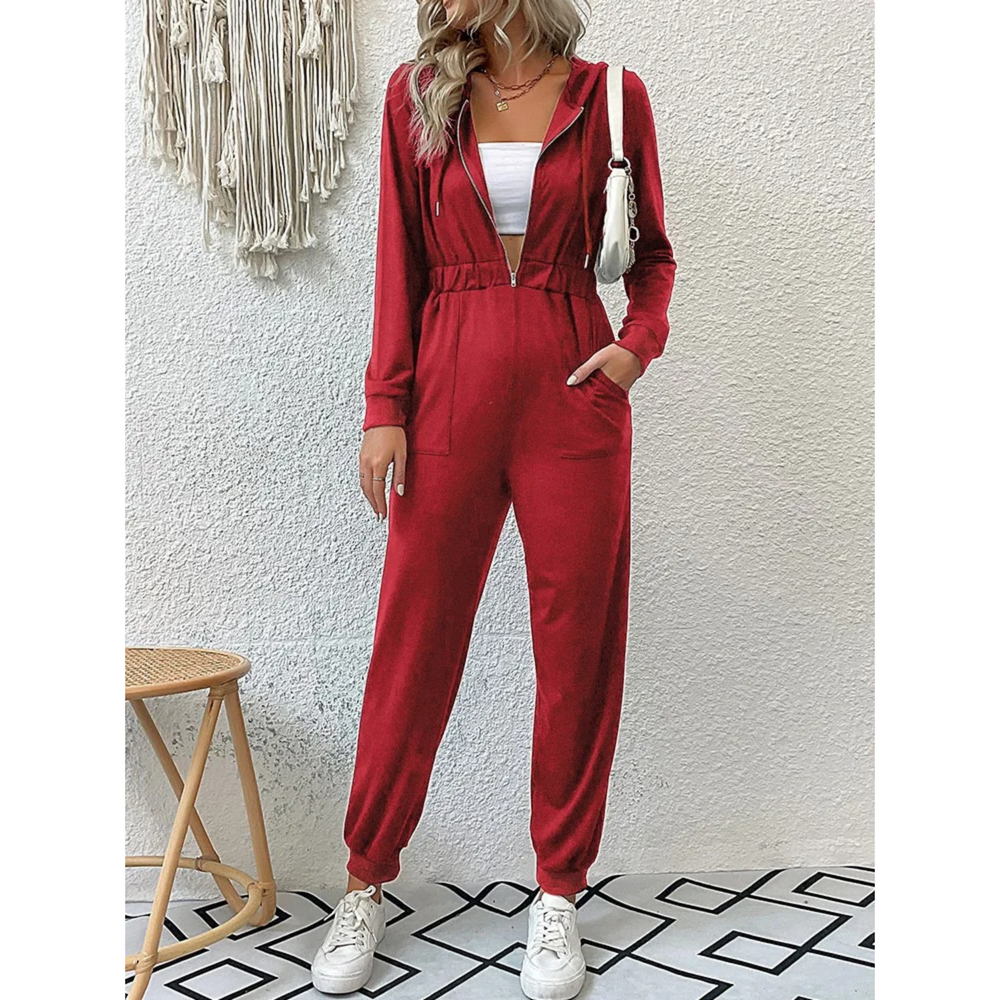 Heidi-Mode | Retro Luxus Jogginganzug mit Reißverschluss für Damen Ideal für Den Sommer