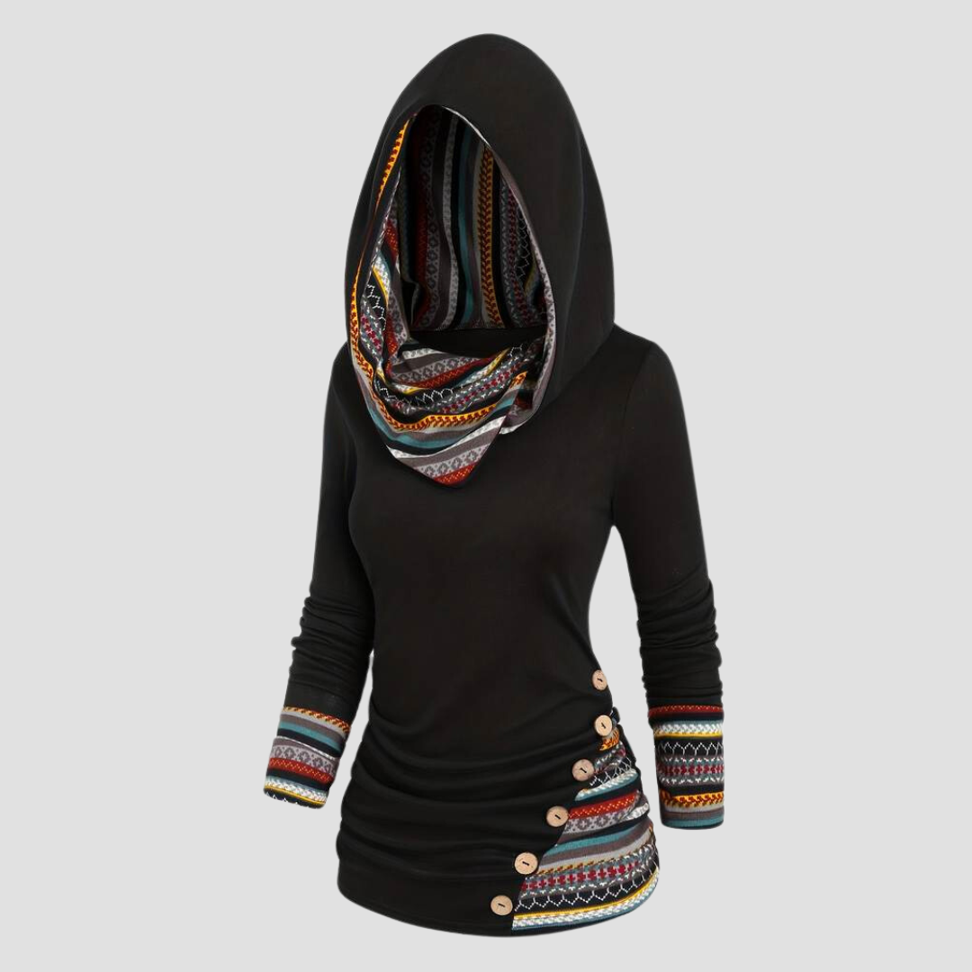 Heidi-Mode | Damen Slim Fit Hoodie Komfortabel