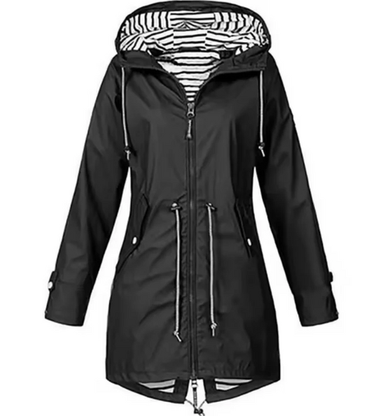 Heidi-Mode | Wasserdichte Jacke mit Kapuze