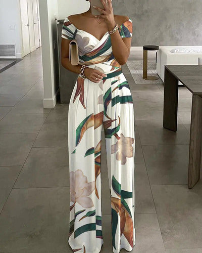 Jumpsuit Traumhafte Botanik in einem Overall-Kleid
