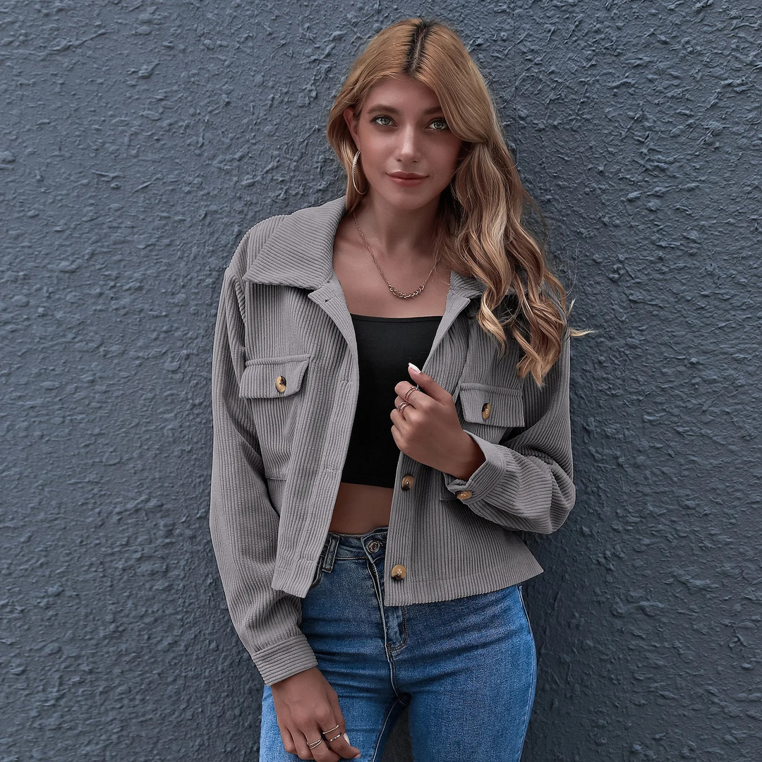 Heidi-Mode | lässige Cordjacke