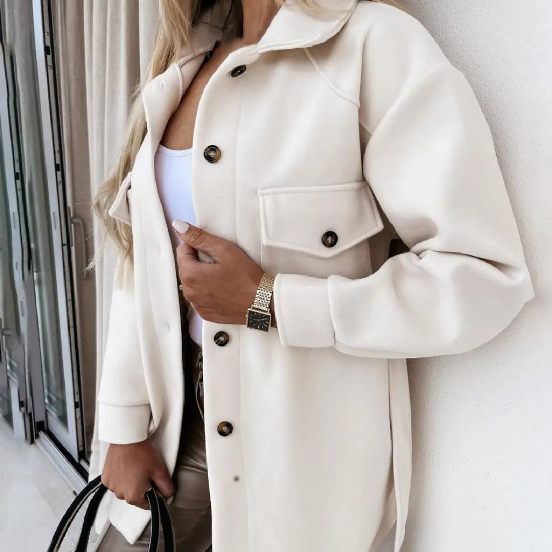 Heidi-Mode | Damen Knopf Daunen Winter Jacke Warme