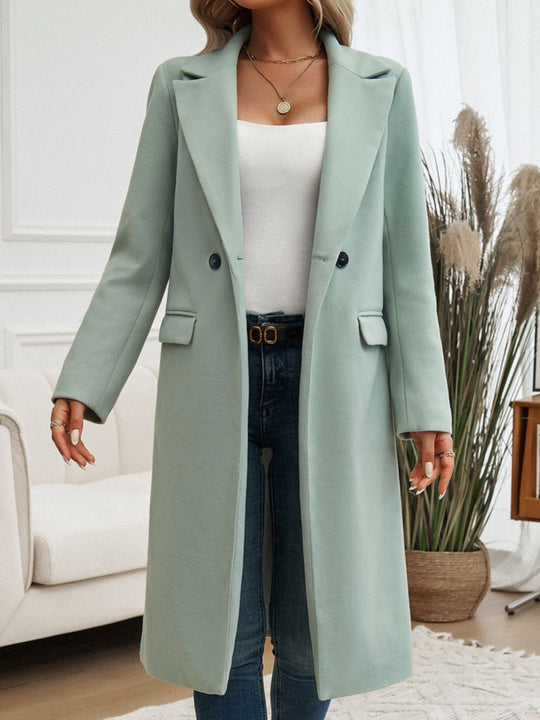 Heidi-Mode | Langer Damenmantel mit Taschen