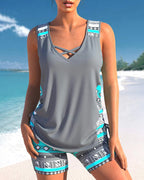 Heidi-Mode | Druck Tankini Set