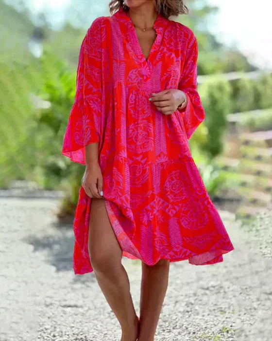 Boho cotton dress