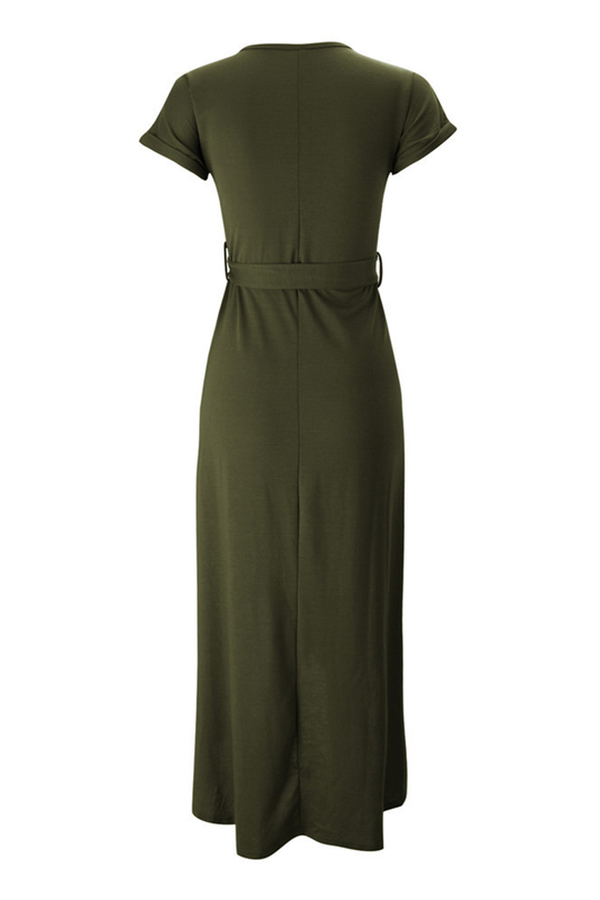 Heidi-Mode | Weiches Midikleid mit Schlitz Izora