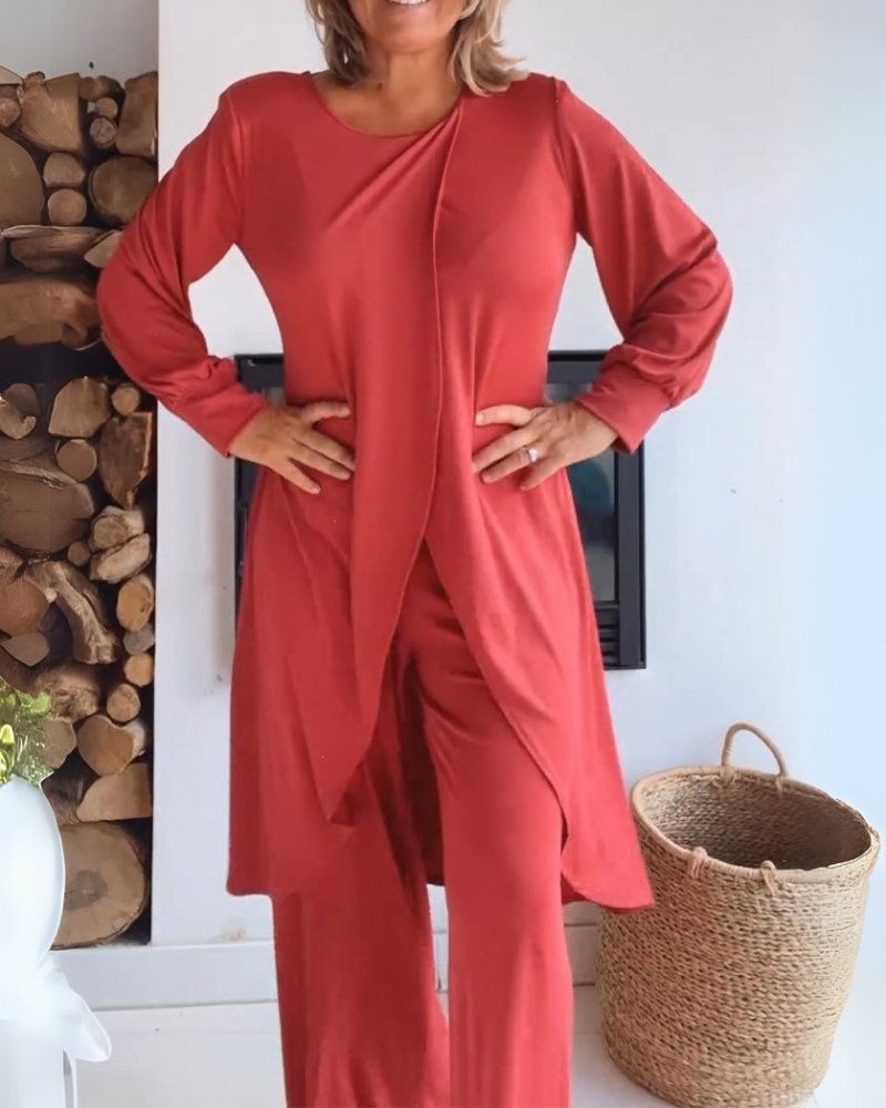 Heidi-Mode | Bequemes Zweiteiliges Satz für Damen