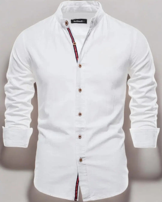 Heidi-Mode | Herren Elegantes Leinenhemd