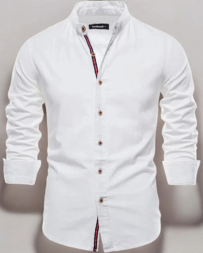 Heidi-Mode | Herren Elegantes Leinenhemd