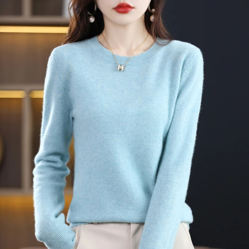 Heidi-Mode | Kaschmir Pullover Damen Klassischer Rundhals, Weich & Stylisch