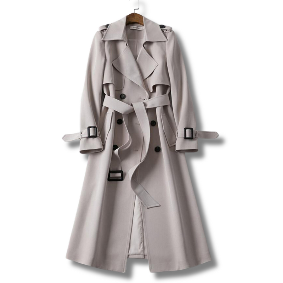 Heidi-Mode - Klassischer und Stilvoller Herbst Bodice Trenchcoat für Frauen