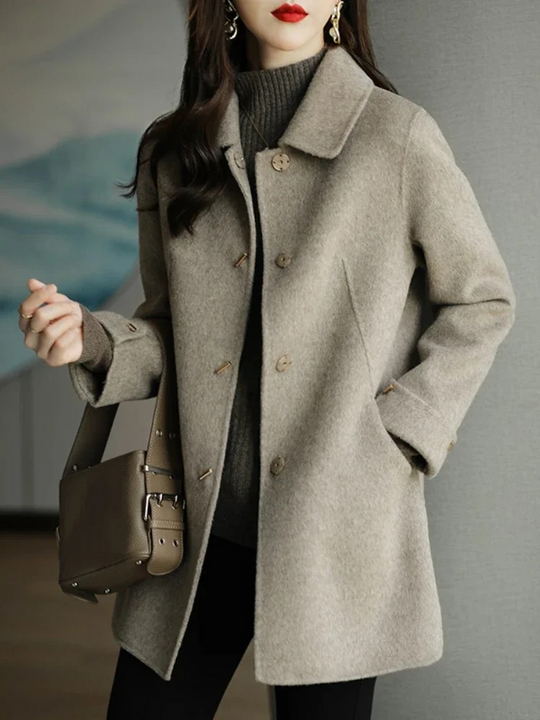 Damen Trenchcoat Taillierte Passform