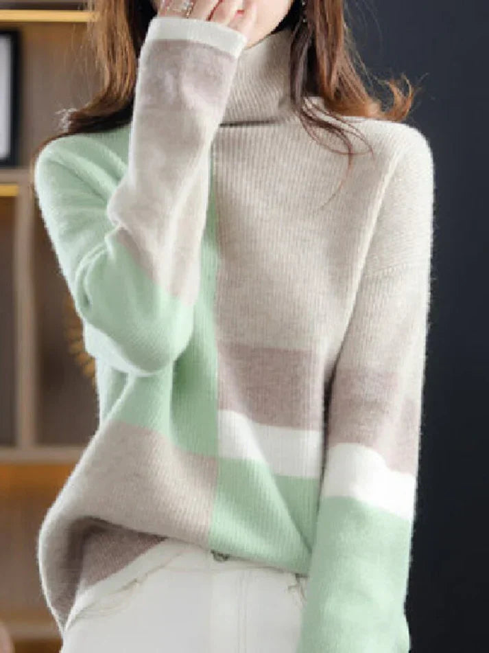 Heidi-Mode | Pull À Col Roulé Classique Pour Femme