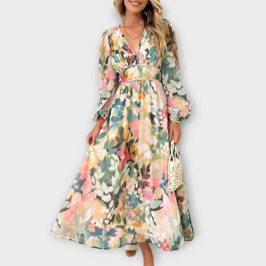 Heidi-Mode | Abito Floreale Elegante