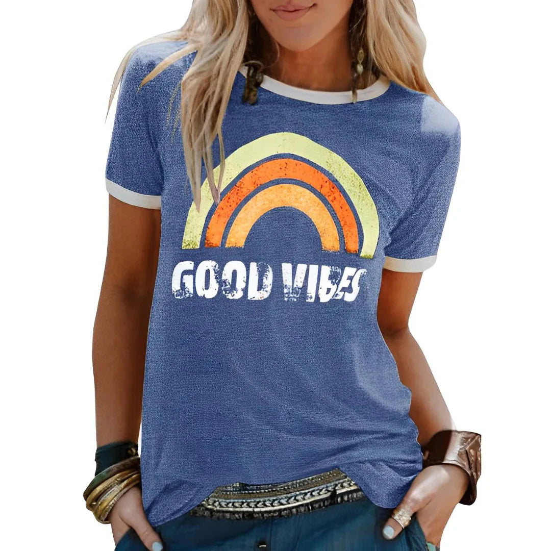 Good-Vibes-Shirt für Damen