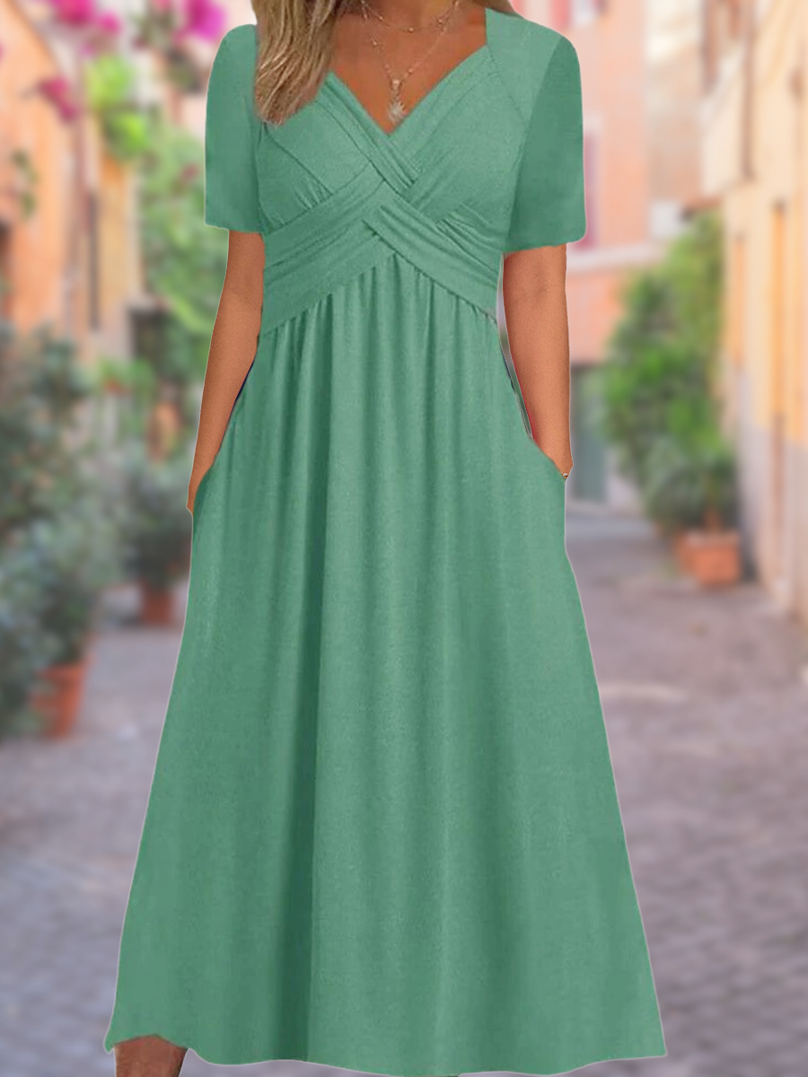Heidi-Mode | Lavine Einzeldress mit V-Ausschnitt