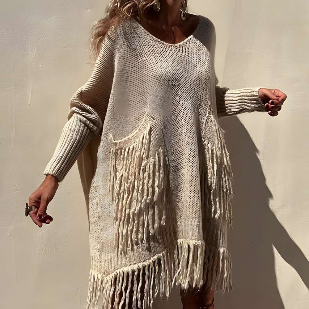 Heidi-Mode | Boho Style Fransenpullover
