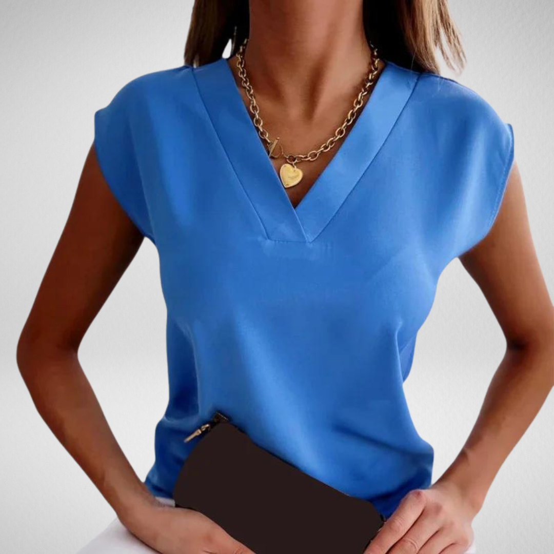Jana | Bluse mit V-Ausschnitt