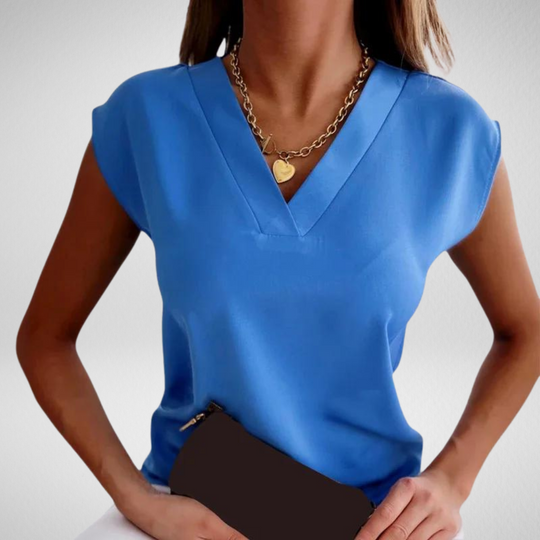 Jana | Bluse mit V-Ausschnitt