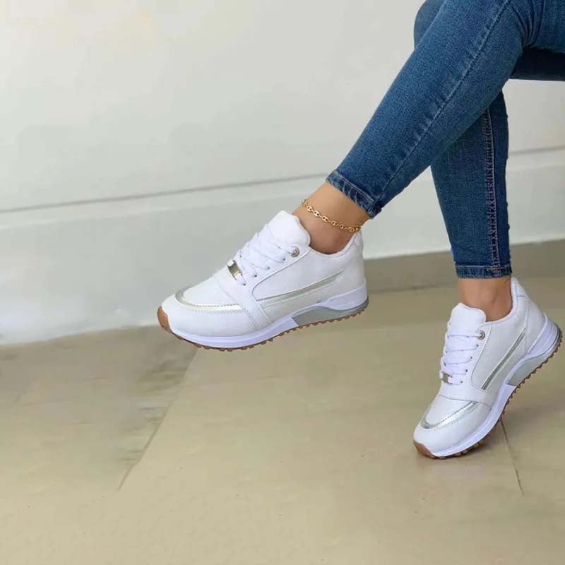 Lässige Plateau-Sneaker