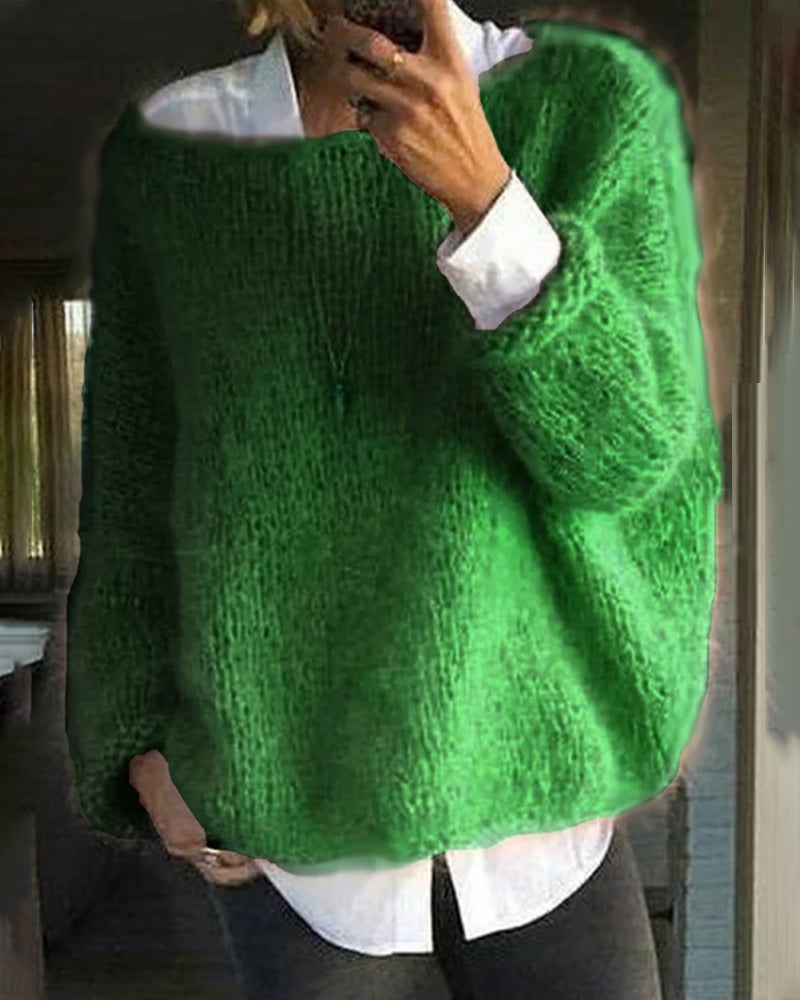 Heidi-Mode | Farbige Sweater mit Rundem Hals