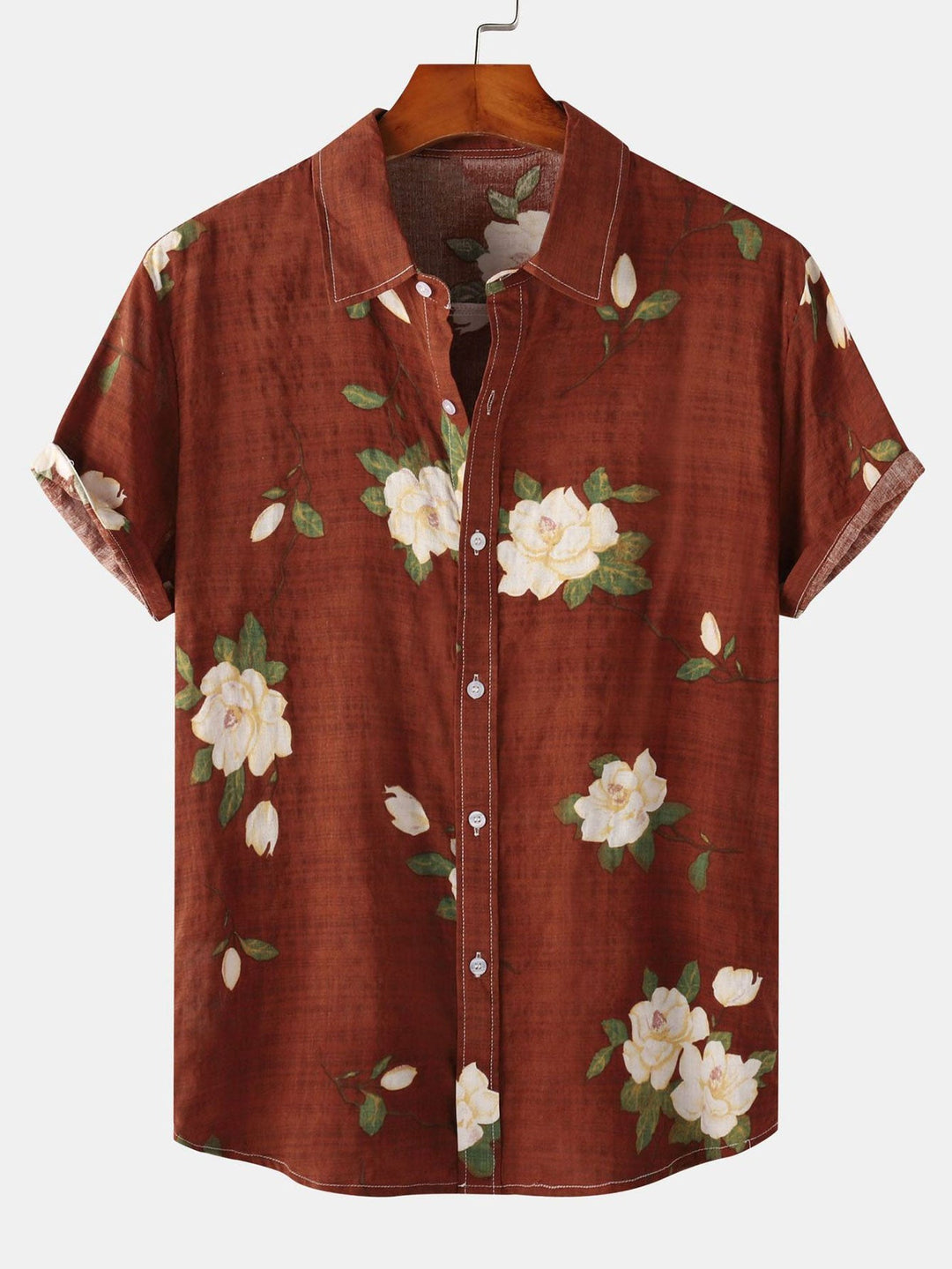 Print Button Up Shirt