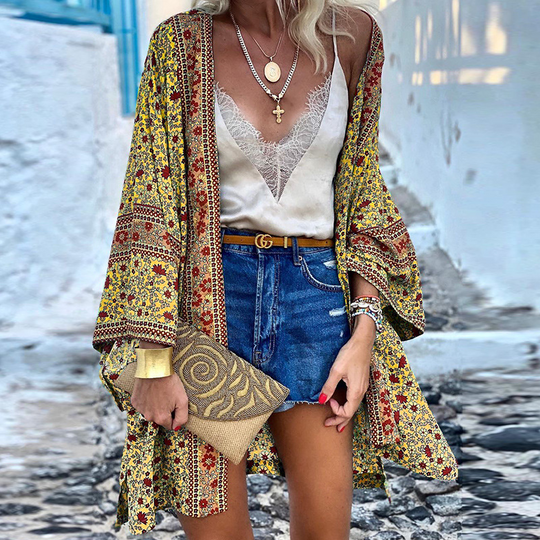 HeidiMode | Elegante Boho-Strickjacke