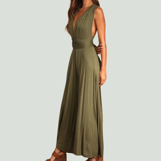 Heidi-Mode | Eleganter Overall mit Kreuzrücken