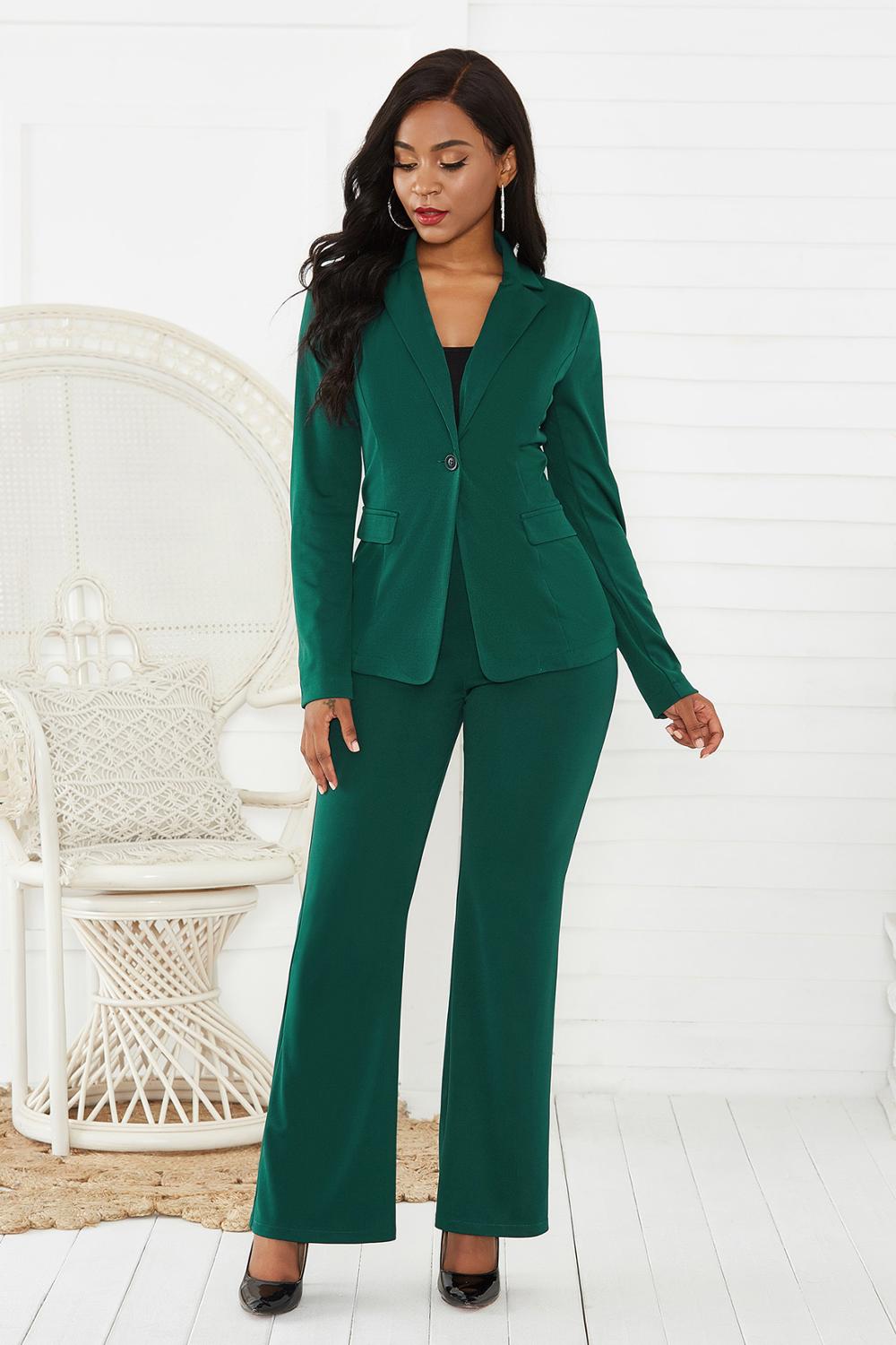 Heidi-Mode | Und Schickes Set Aus Blazer Und Hose In Schmaler Passform