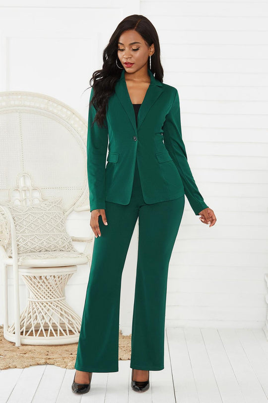 Heidi-Mode | Und Schickes Set Aus Blazer Und Hose In Schmaler Passform