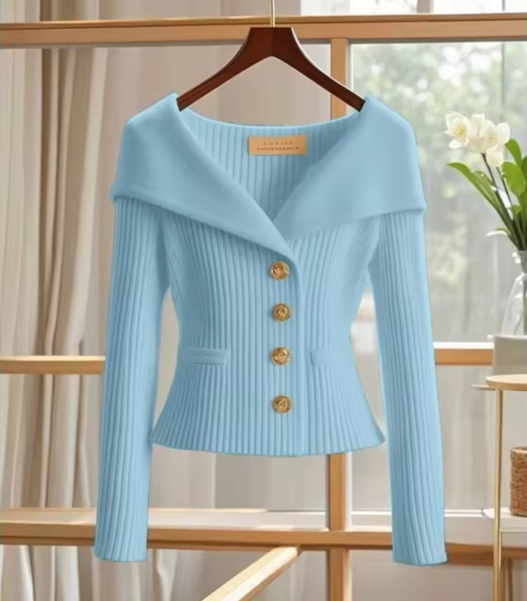 Heidi-Mode | Gestrickte Kurze Strickjacke