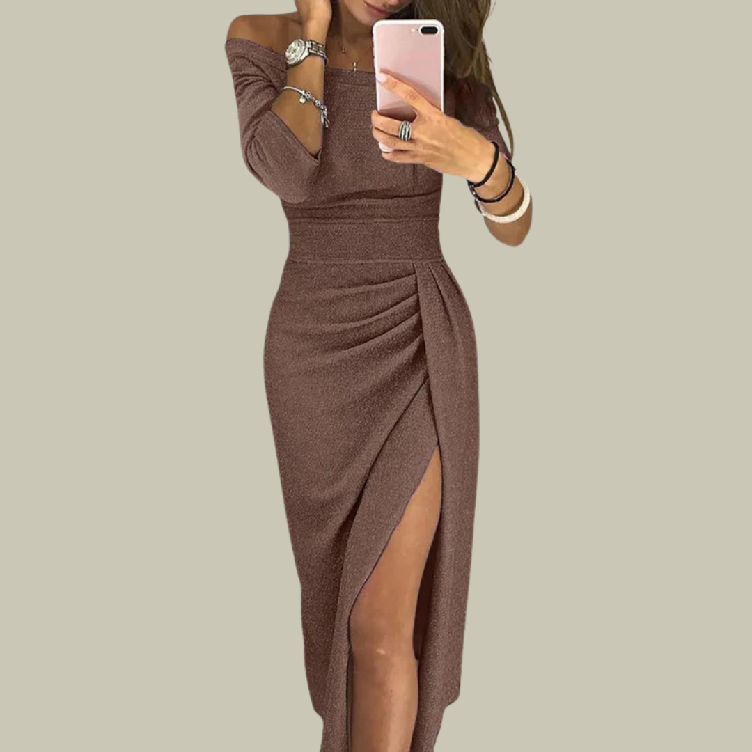 Heidi-Mode | Frauen Glitter Partykleid