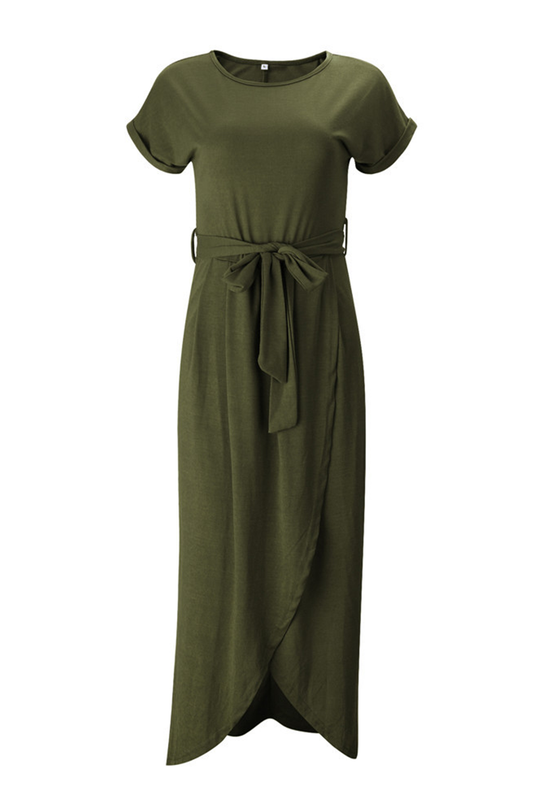 Heidi-Mode | Weiches Midikleid mit Schlitz Izora