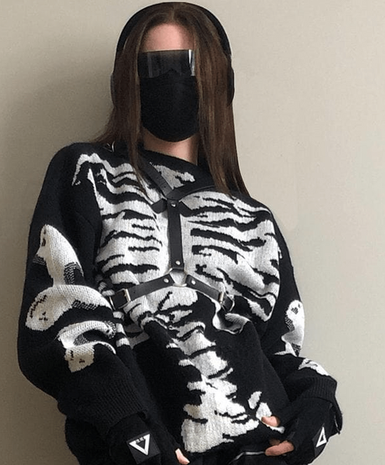 Heidi-Mode | Kelly Skeleton Strickpullover