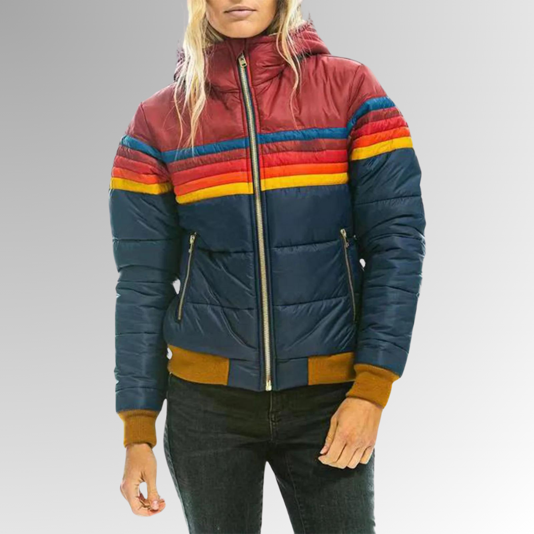 Heidi-Mode | Lässige Jacke mit Reißverschluss und Lebhaften Details