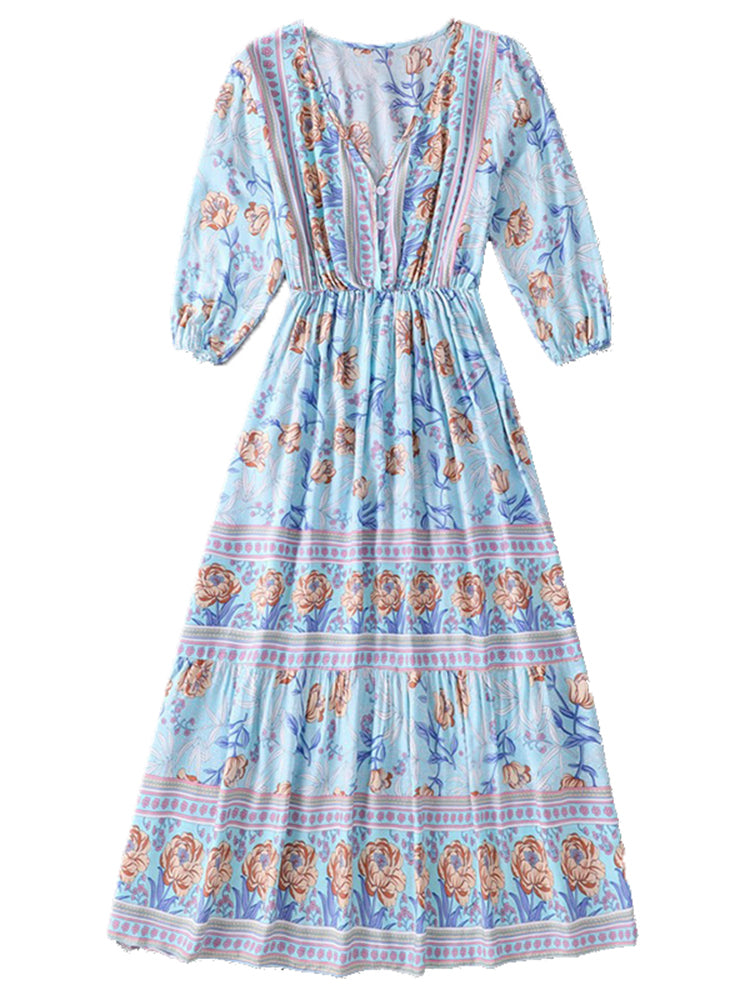 Lässiges Bohème-Kleid