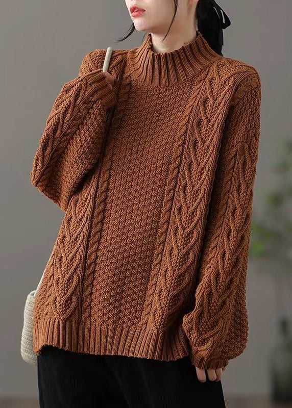 Heidi-Mode | Elegante Geflochtene Frühlingspullover für Frauen