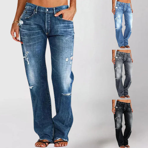 Elegante Jeans mit niedriger Taille