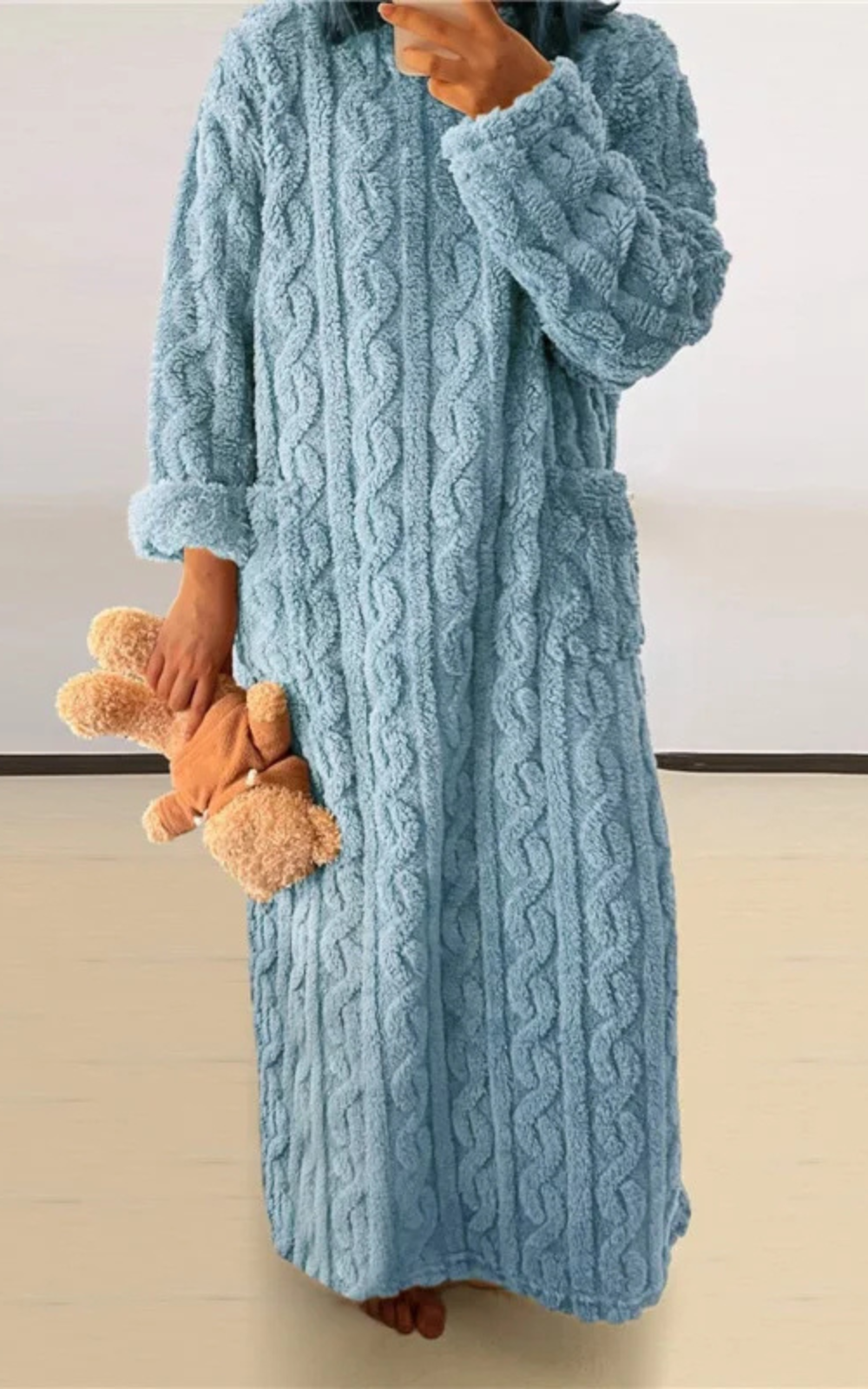 Heidi-Mode | Damen Fleece Pyjama Ultimative Weichheit und Komfort