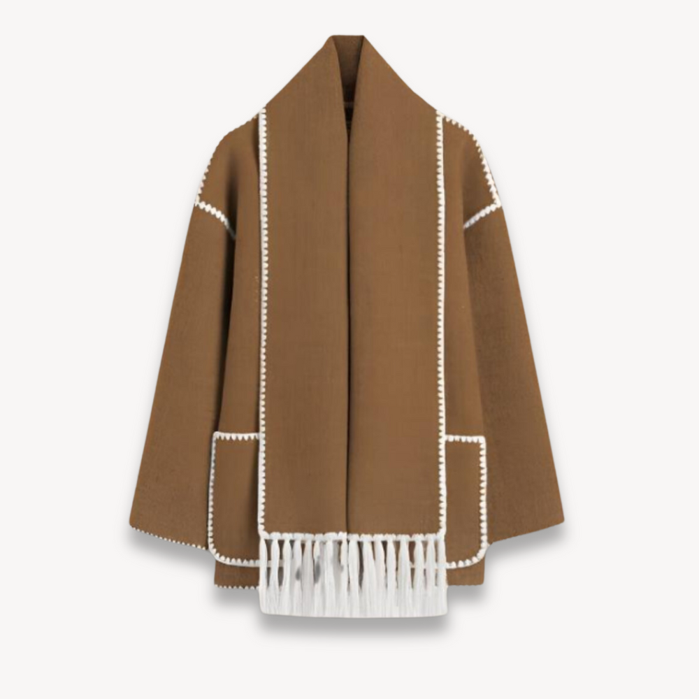 Heidi-Mode | Winterjacke mit Schal für Frauen