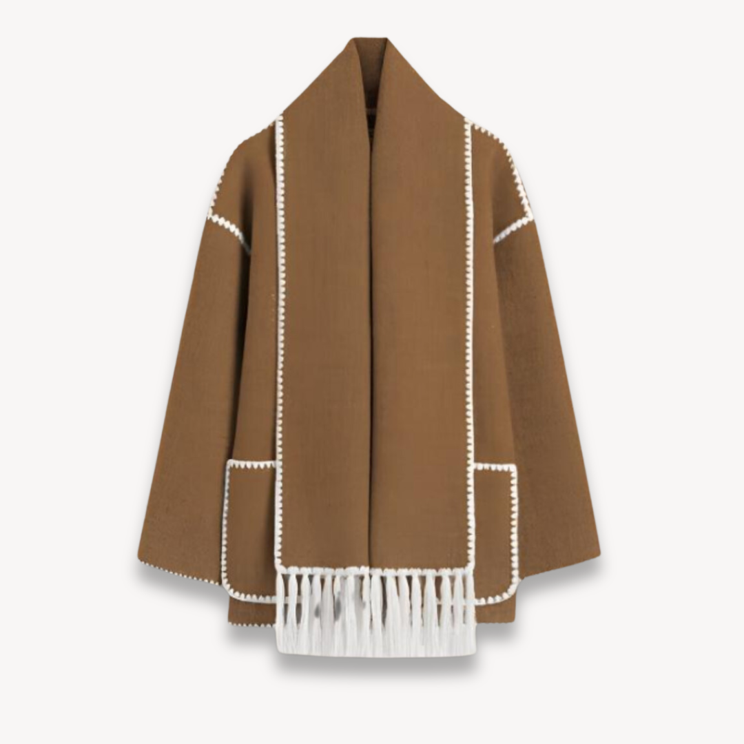 Heidi-Mode | Winterjacke mit Schal für Frauen