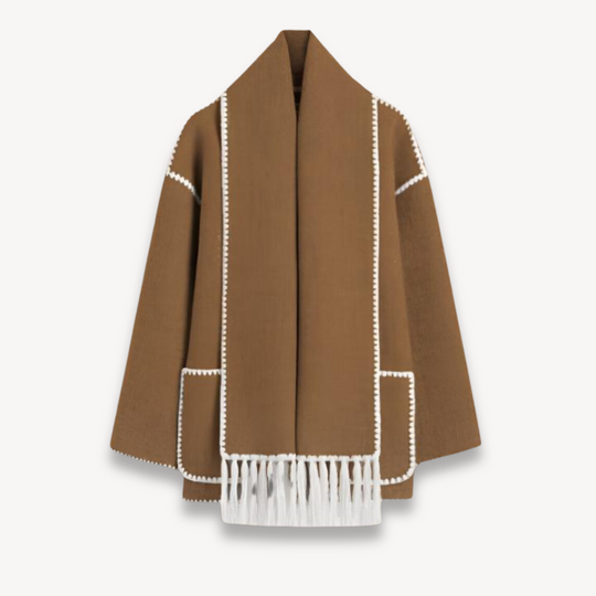 Heidi-Mode | Winterjacke mit Schal für Frauen